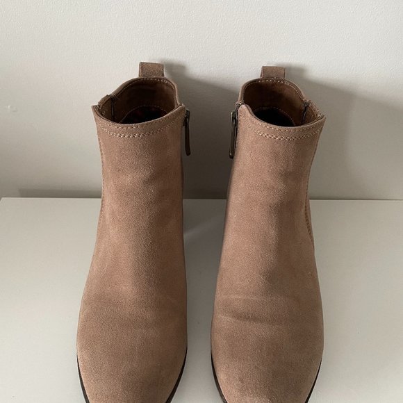 Blondo Brown Suede Booties - Picture 3 of 7